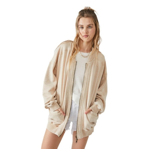 FREE PEOPLE Robby Bomber Jacket - Picture 1 of 4